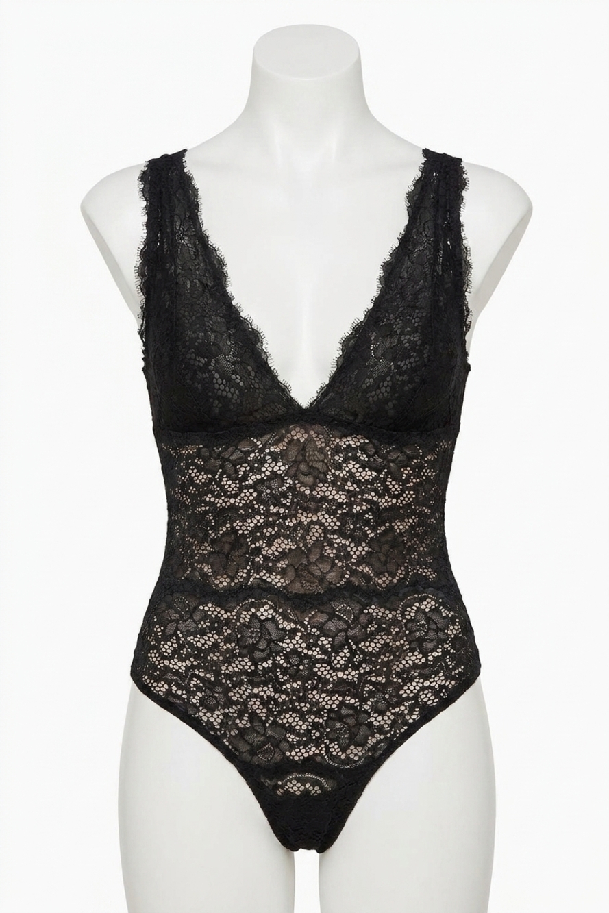 NEW COSABELLA preta teddy bodysuit in black